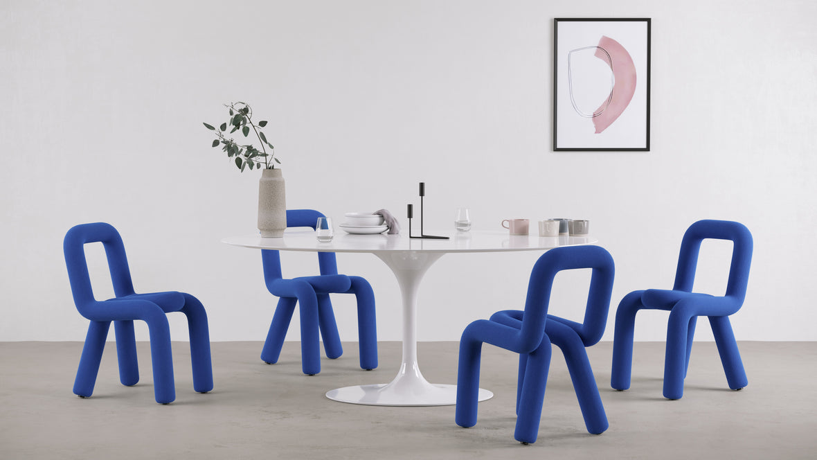Bold - Bold Chair, Ultramarine Wool