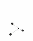 Mouille Spider Ceiling Light, Three Arms | FINAL SALE