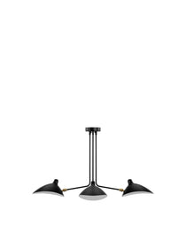 Mouille Three Arm Ceiling Light, Small | FINAL SALE
