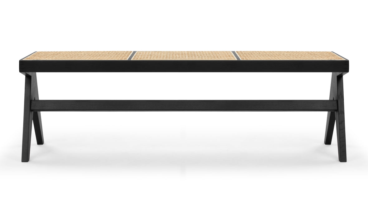 Jeanneret - Jeanneret Bench, Black