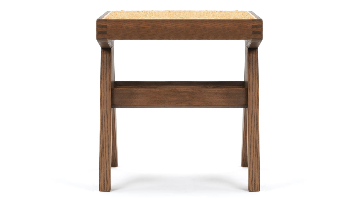 Jeanneret Stool, Walnut Stain | Interior Icons