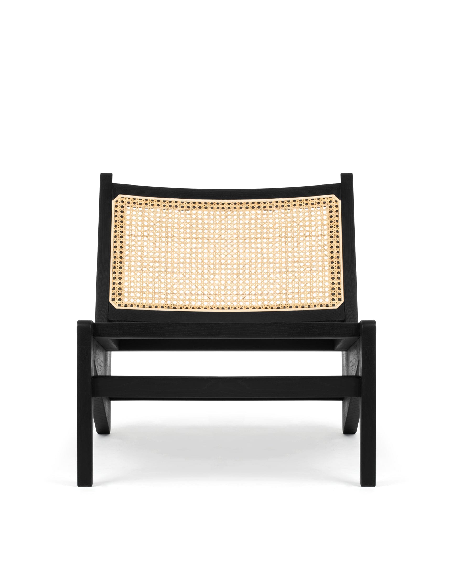 Kangaroo Rattan Lounge Chair, Black – Interior Icons