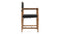 Spanish - The Spanish Dining Chair With Arms, Black Vegan Leather and Walnut Stain