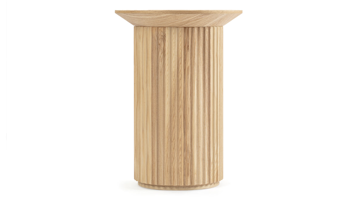 Otto - Otto Side Table, Tall, Natural Ash