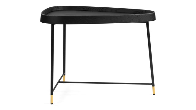Remy - Remy Side Table, Black Ash Veneer