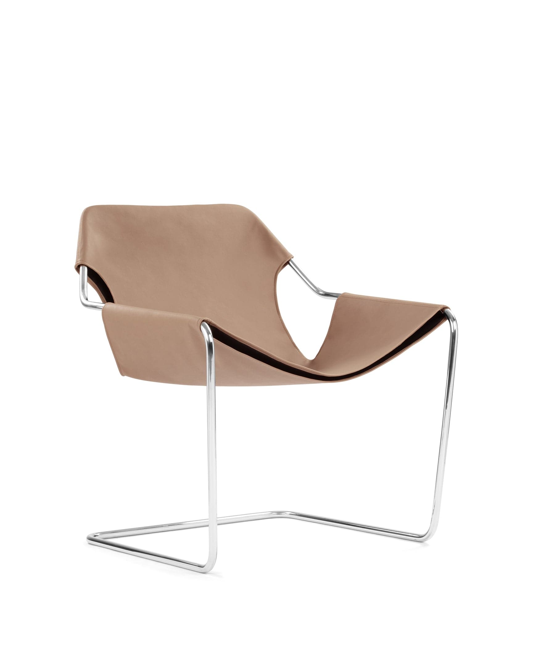 Paulistano Chair, Butterscotch Vegan Leather & Chrome – Interior Icons