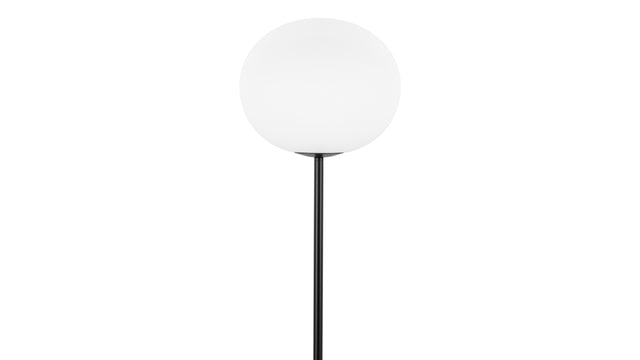 Glow - Glow Floor Lamp, Frosted Glass, Black