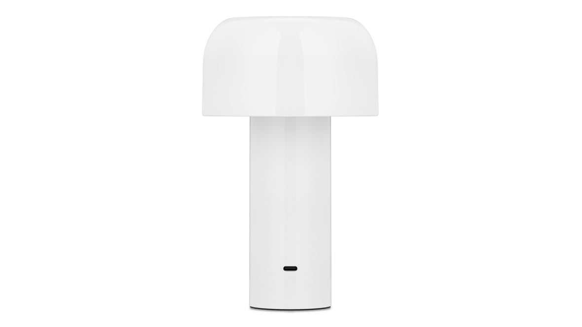 Bell - Bell Table Lamp, White