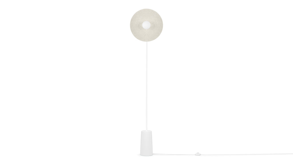 Amelie Floor Lamp, White | Interior Icons