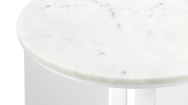 Gianni - Gianni Side Table, White Marble