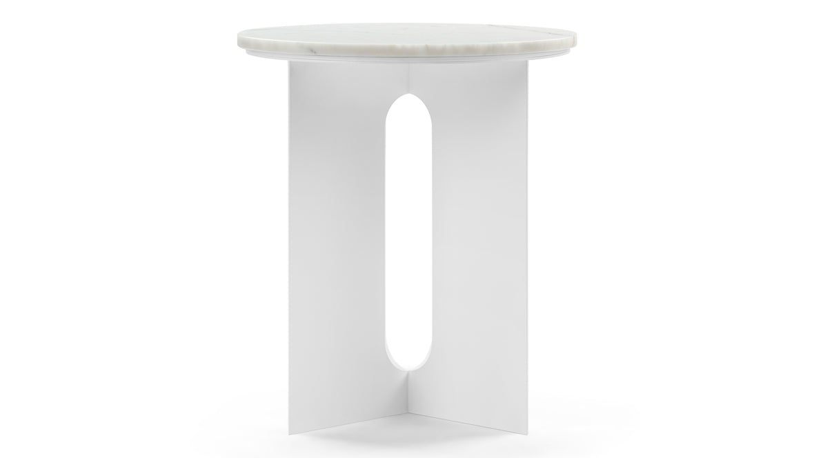 Gianni - Gianni Side Table, White Marble