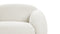 Sundae Lounges - Sundae Lounges Sofa Module, Armrest, Right, White Boucle