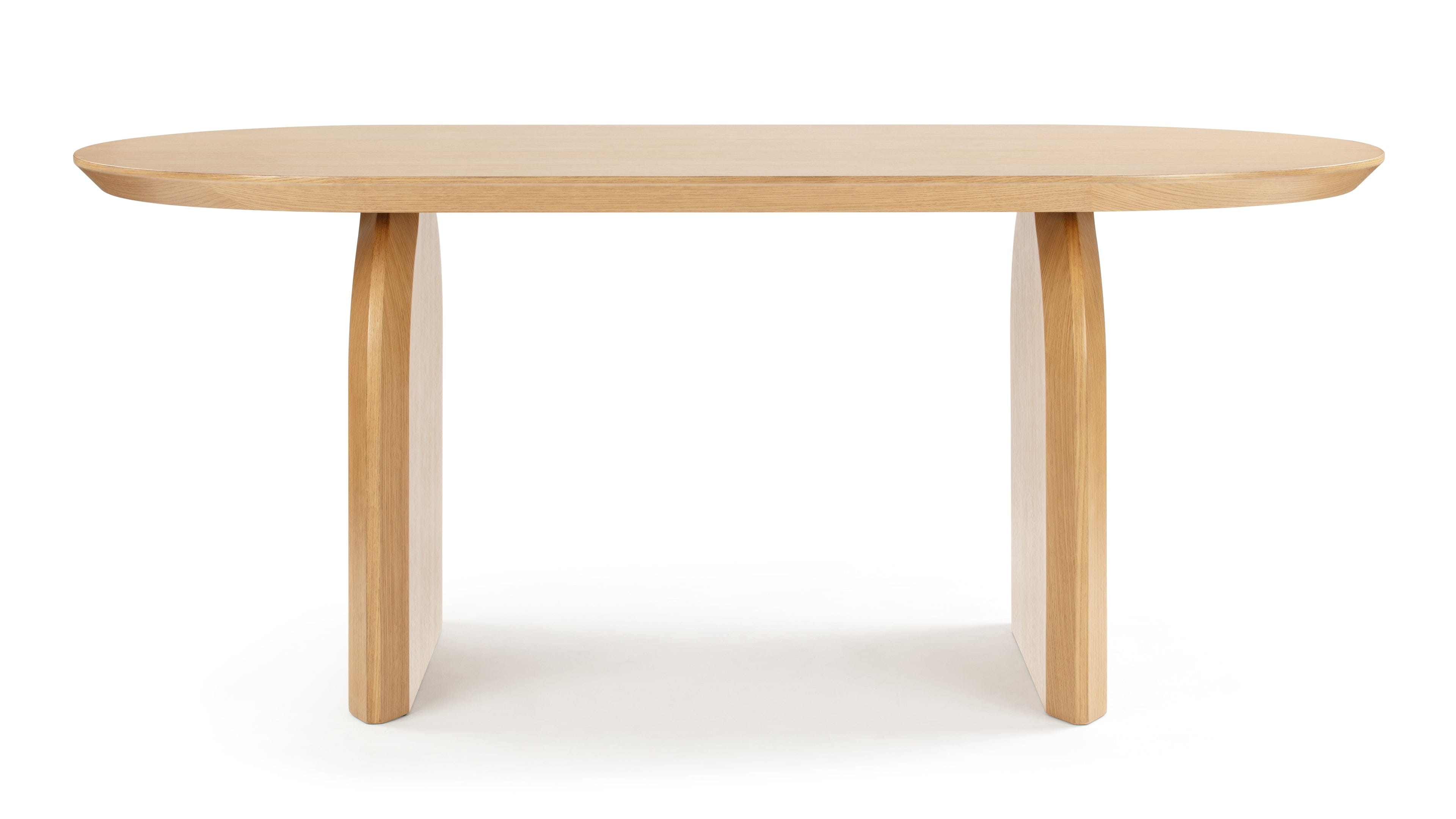 Luna - Luna Oval Dining Table, Oak, 70in - Great Gifts Club