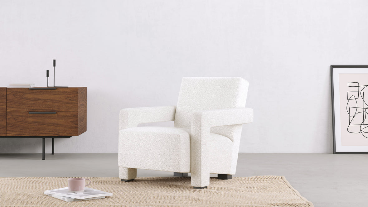 Utrecht - Utrecht Chair, White Boucle