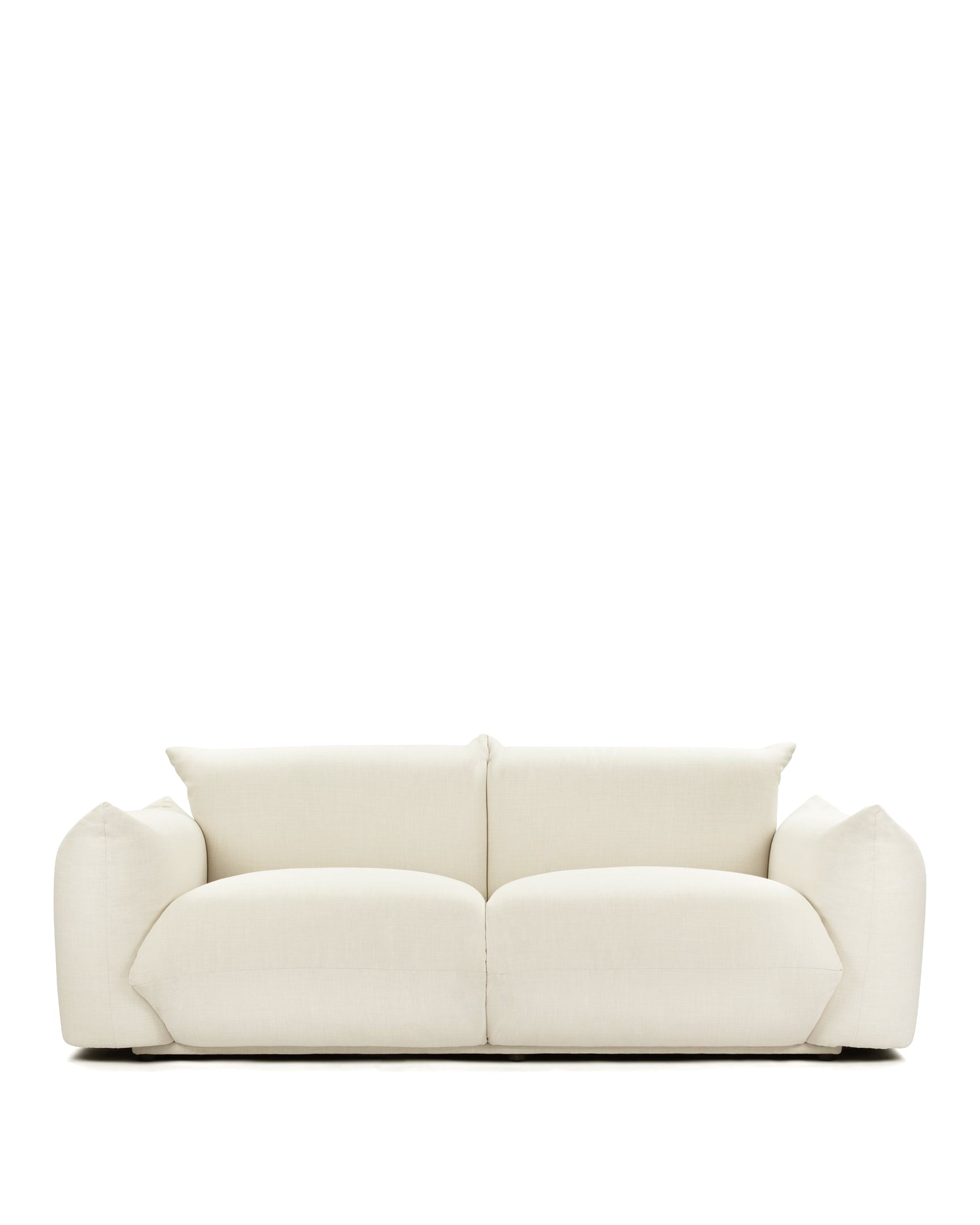 Marenco Two Seater Sofa, Ivory Linen – Interior Icons