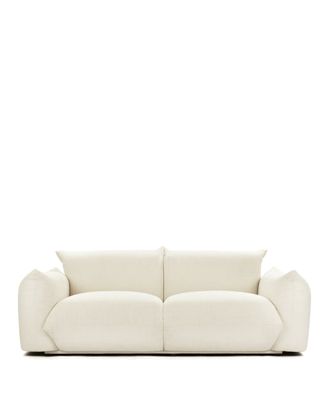 Marenco Two Seater Sofa, Ivory Linen – Interior Icons