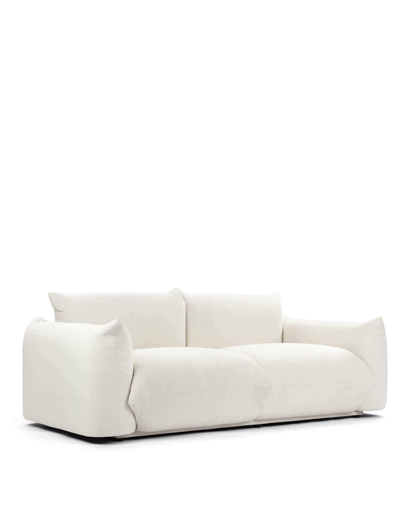 Marenco Two Seater Sofa, Ivory Linen – ICONS