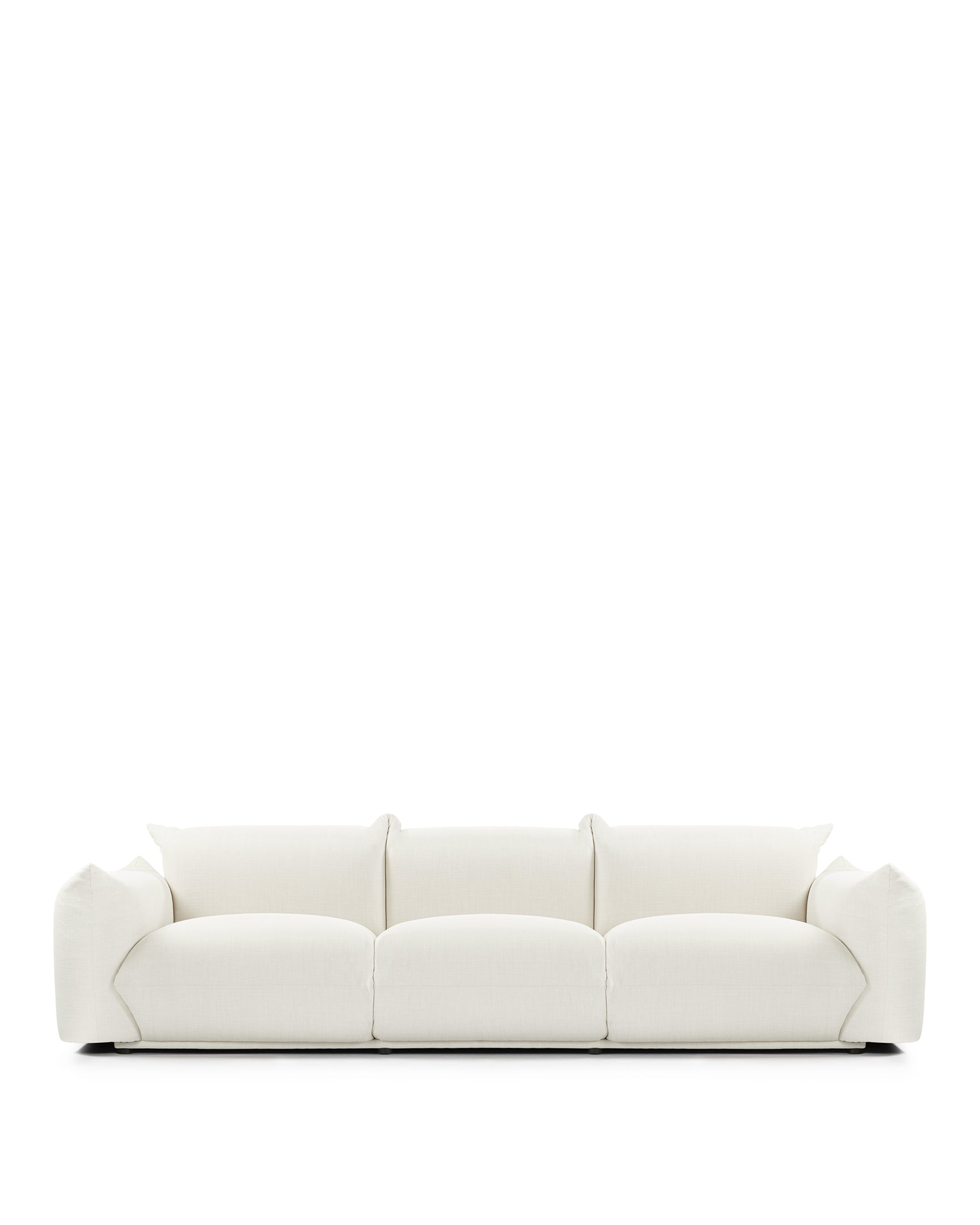 Marenco Three Seater Sofa, Ivory Linen – ICONS