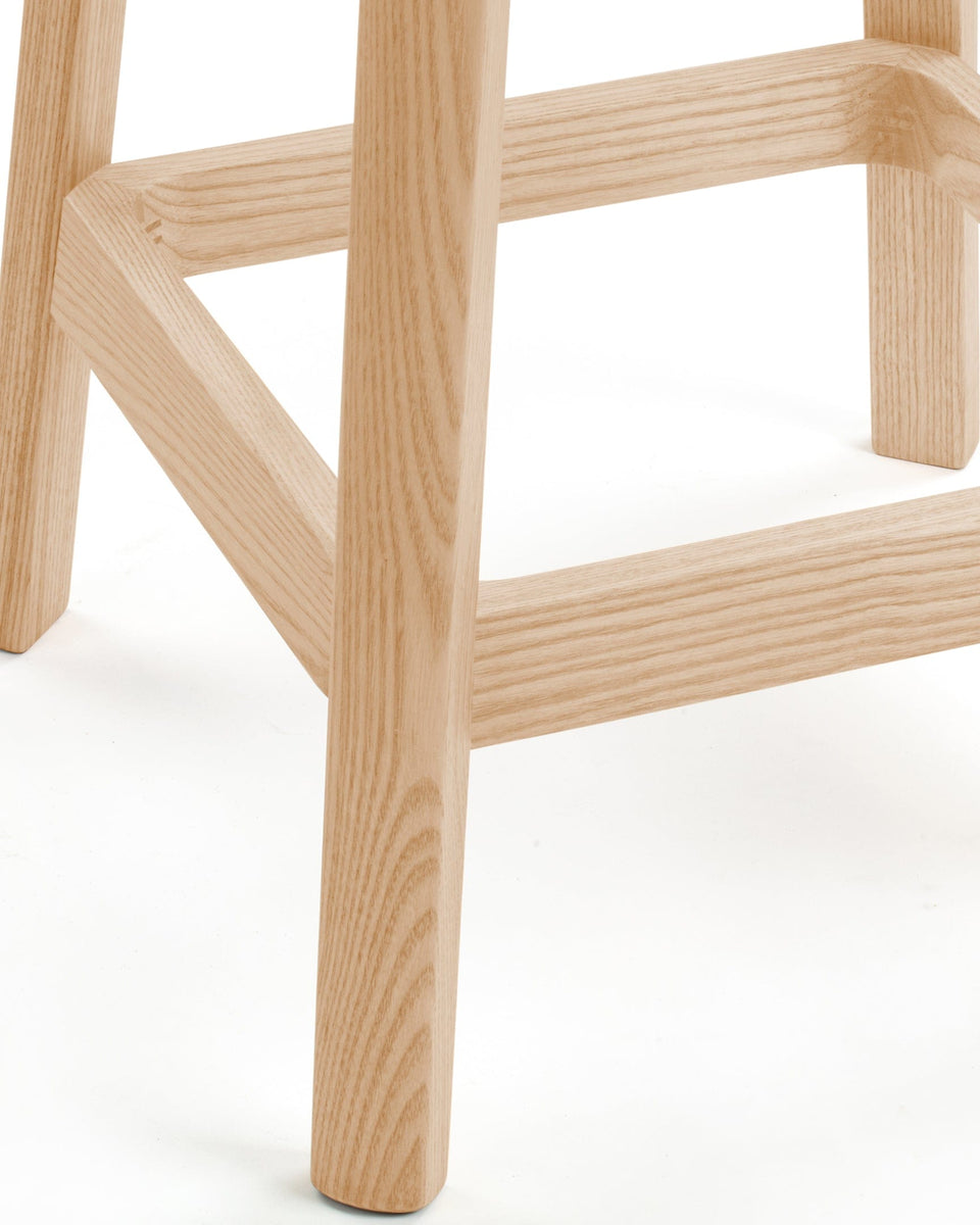 Chandigarh Counter Stool, Natural Ash – Interior Icons