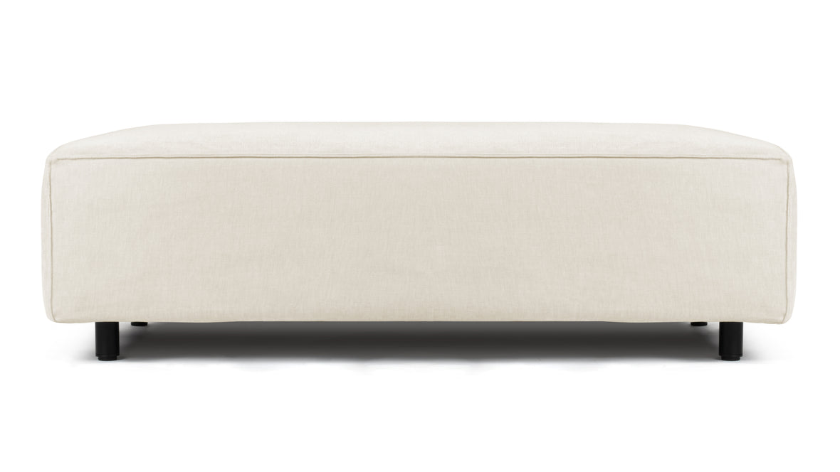 Extrasoft - Extrasoft Sectional Module, Medium Seat, Ivory Chenille