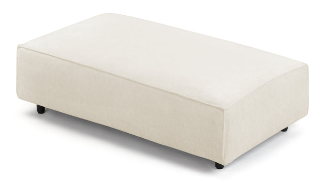 Extrasoft - Extrasoft Sectional Module, Medium Seat, Ivory Chenille