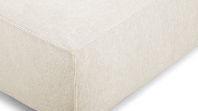 Extrasoft - Extrasoft Sectional Module, Large Seat, Ivory Chenille