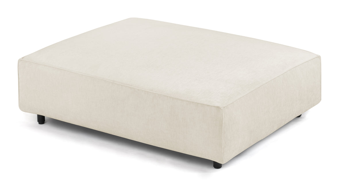 Extrasoft - Extrasoft Sectional Module, Large Seat, Ivory Chenille