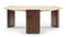 Spencer - Spencer Coffee Table, Travertine and Walnut