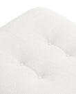 Stools & Ottomans Soriana Ottoman, White Boucle