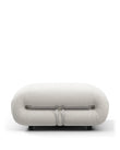 Stools & Ottomans Soriana Ottoman, White Boucle