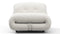 Soriana - Soriana Lounge Chair, White Boucle