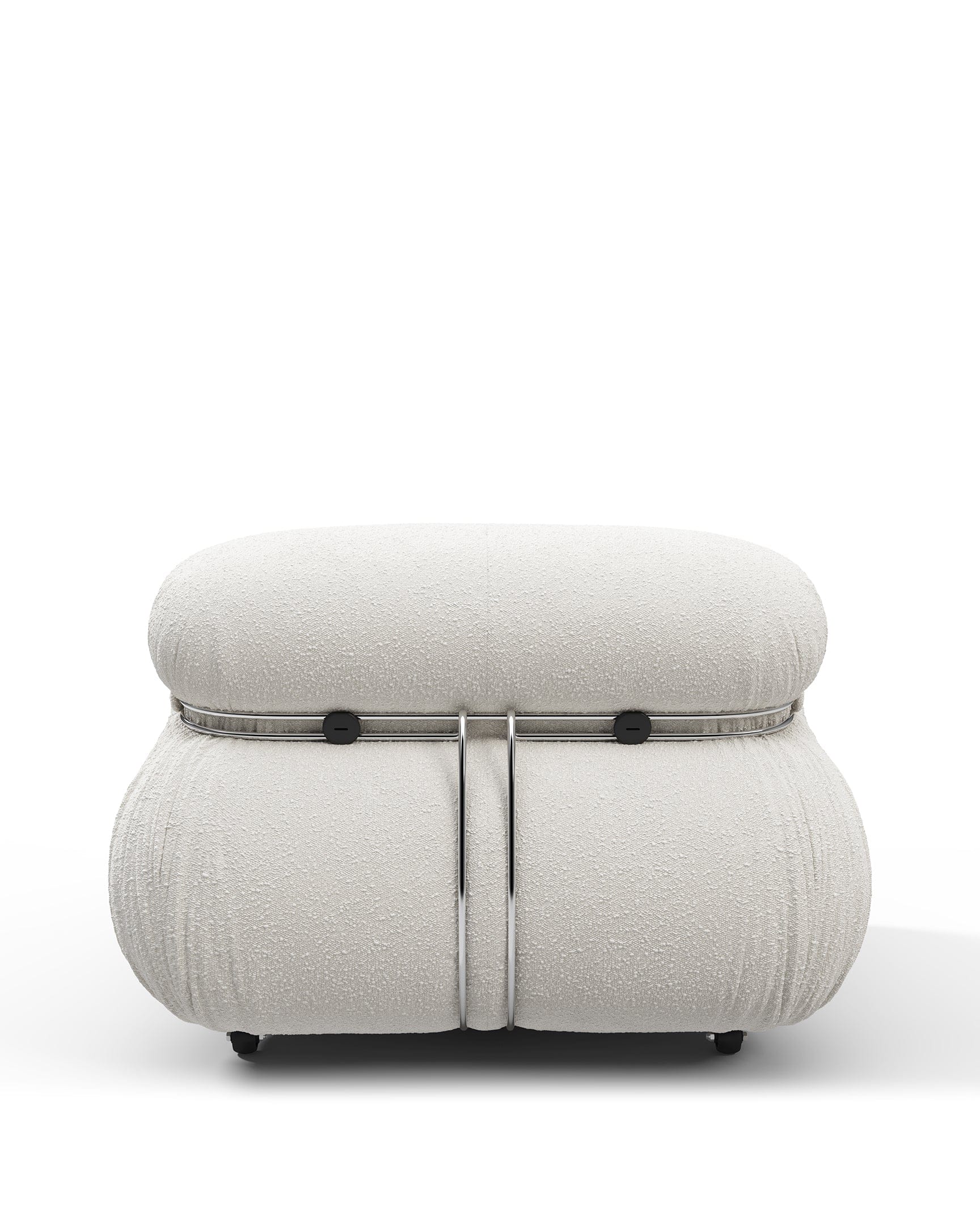 Soriana Lounge Chair, White Boucle – Interior Icons