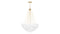 Cloud - Cloud Chandelier, Large, Gold and Frosted Glass