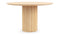 Decelle - Decelle Round Dining Table, Natural Ash, 51in