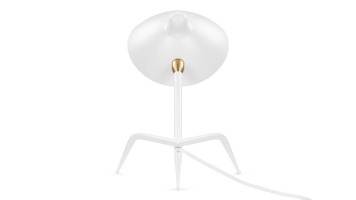Mouille - Mouille Tripod Table Lamp, White