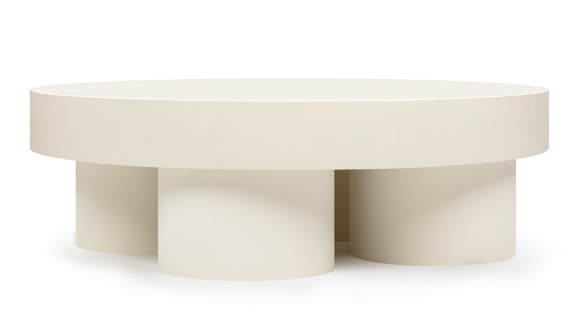 Kaia - Kaia Coffee Table, Alabaster Concrete