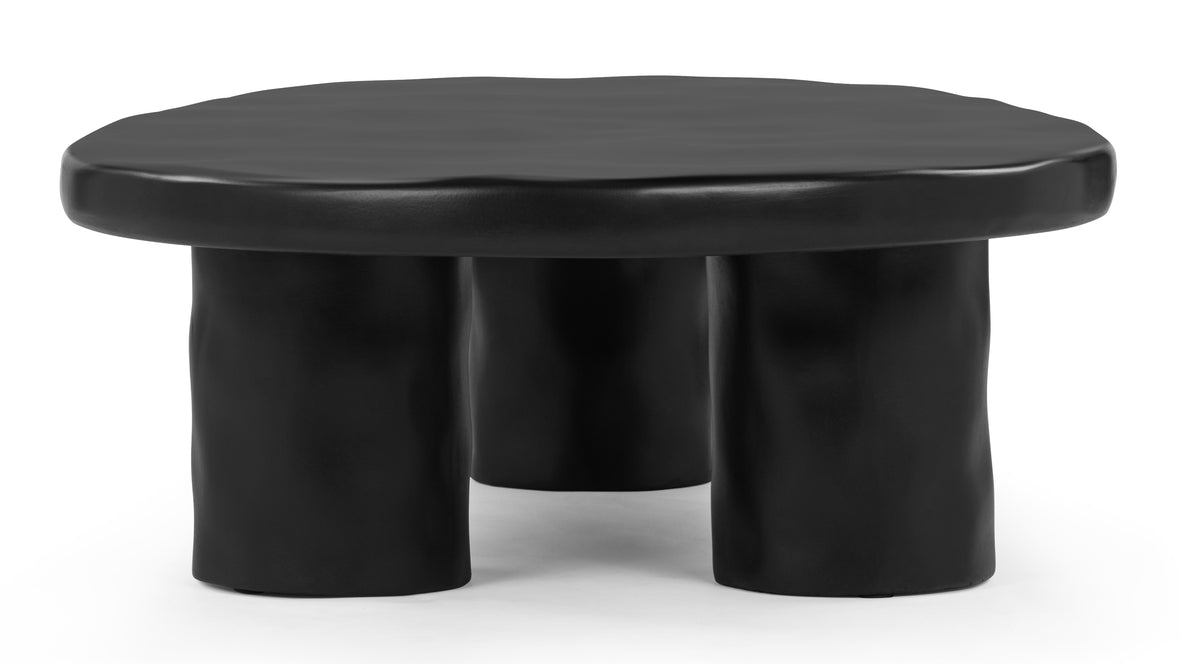 Aster - Aster Coffee Table, Black Concrete