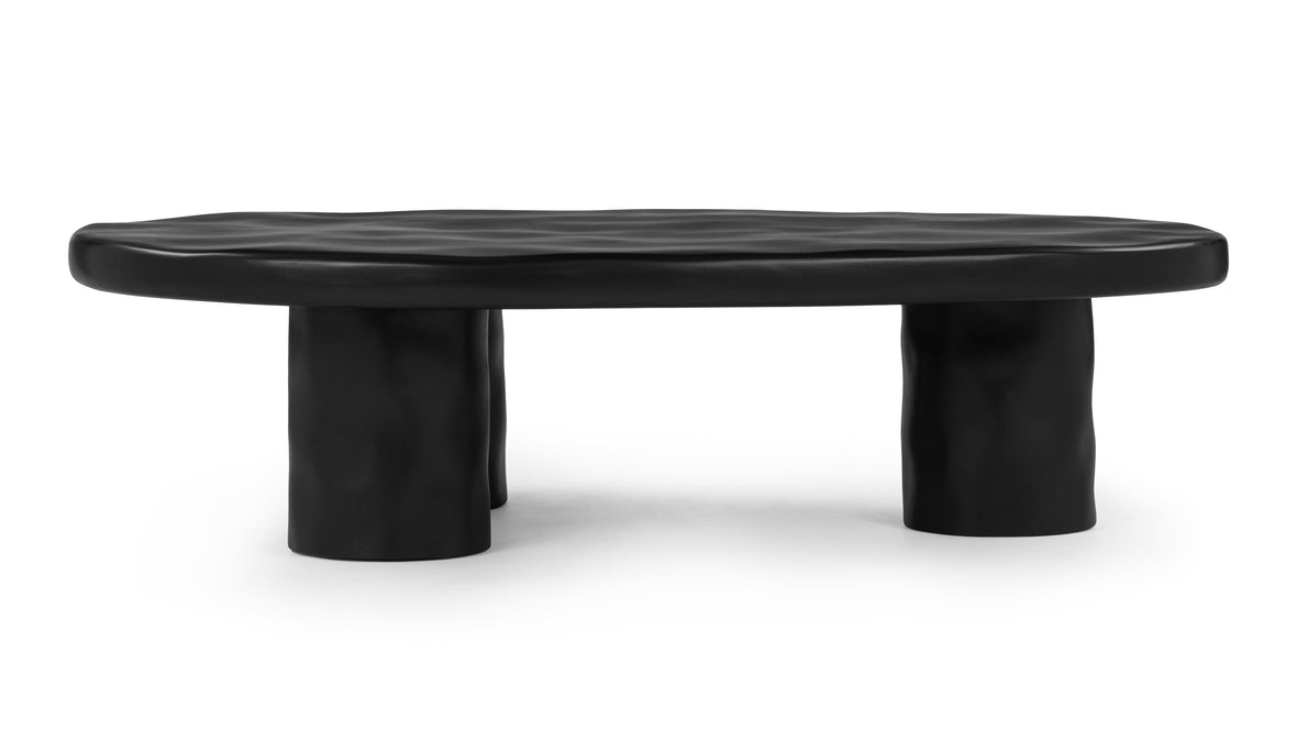 Aster - Aster Coffee Table, Black Concrete