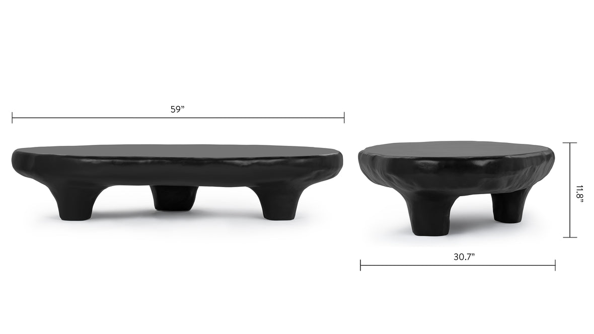 Kobe - Kobe Coffee Table, Black Concrete