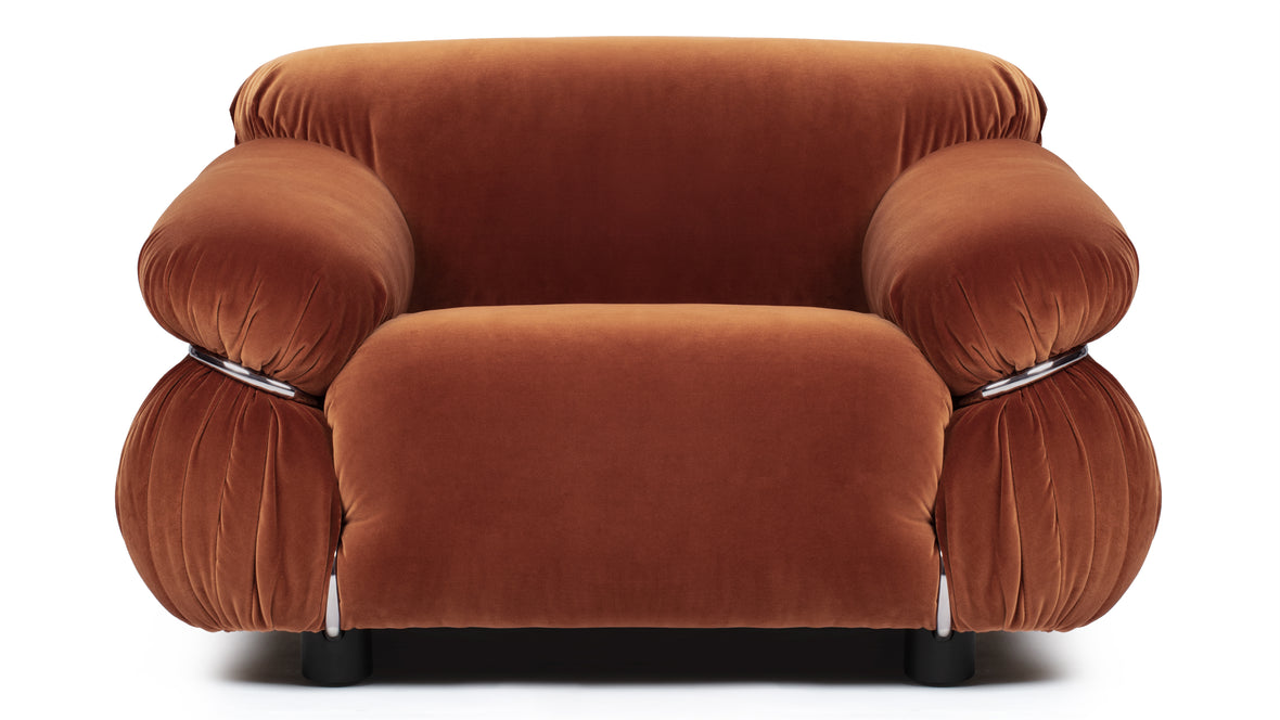 Sesann - Sesann Lounge Chair, Spice Velvet