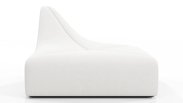 Dune - Dune Sofa Module, Half Backrest, Ivory Linen