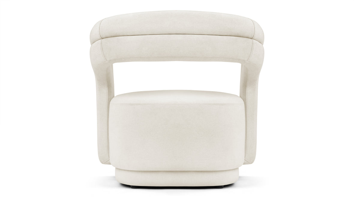 Chloe - Chloe Lounge Chair, Oatmeal Brushed Weave