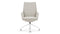 Mies - Mies Desk Chair, Light Gray Brushed Weave