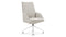 Mies - Mies Desk Chair, Light Gray Brushed Weave