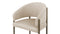 Esme - Esme Counter Stool, Latte Vegan Suede and Brushed Brass