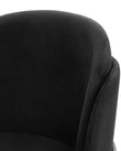 Dining Chairs Aben Dining Chair, Black Plush Velvet
