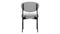 Nyx - Nyx Dining Chair, Mid Gray Brushed Weave