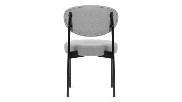 Nyx - Nyx Dining Chair, Mid Gray Brushed Weave