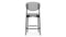 Nyx - Nyx Counter Stool, Mid Gray Brushed Weave