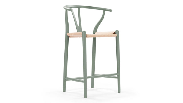 Wish - Wish Counter Stool, Green, 25.5